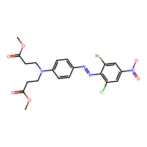 Dispersol yellow brown XF structure