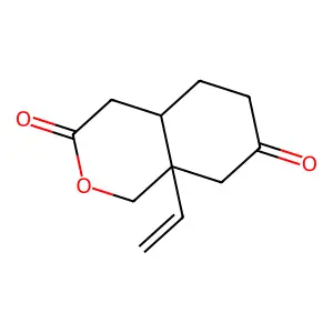 8a-Ethenyl-1,4,4a,5,6,8-hexahydroisochromene-3,7-dione structure