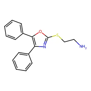 2-((4,5-二苯基-1,3-噁唑-2-基)硫代)乙胺 structure