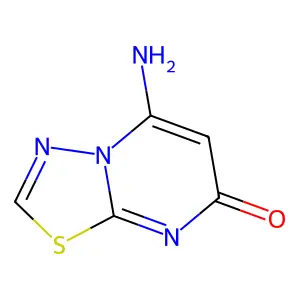 5-amino-7H-[1,3,4]thiadiazolo[3,2-a]pyrimidin-7-one structure
