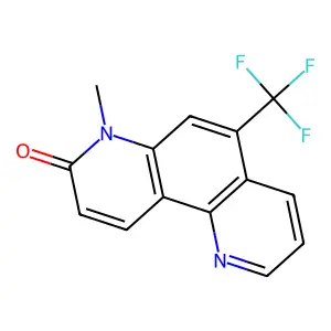 7-Methyl-5-(trifluoromethyl)-1,7-phenanthrolin-8-one structure