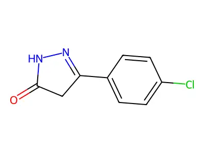 5-(4-Chloro-phenyl)-2,4-dihydro-pyrazol-3-one structure