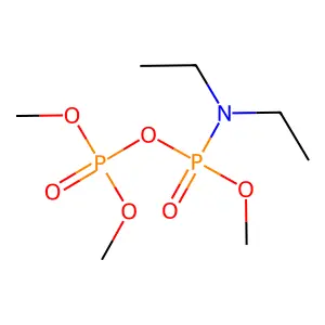 Amidodiphosphoric acid, diethyl-, trimethyl ester structure