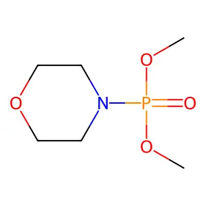 Dimethyl morpholinophosphoramidate structure
