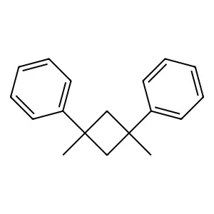1,3-Dimethyl-1,3-diphenylcyclobutane structure