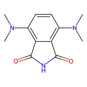 3,6-Bis(dimethylamino)phthalimide structure