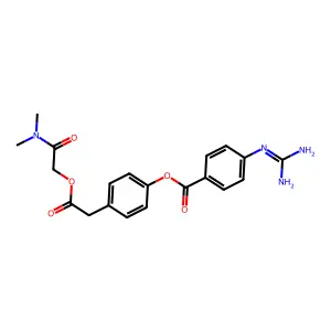 卡莫司他 structure