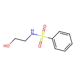 N-(2-hydroxyethyl)benzenesulfonamide structure
