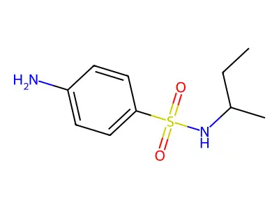 4-amino-N-(sec-butyl)benzenesulfonamide structure