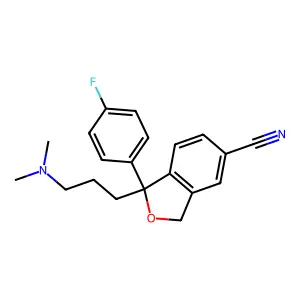 西酞普兰 structure