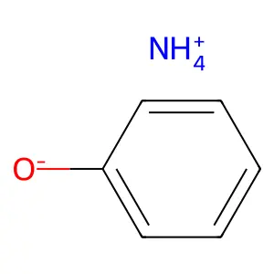 Ammonium phenolate structure