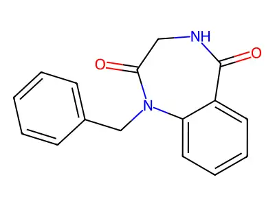 1-Benzyl-3,4-dihydro-1,4-benzodiazepine-2,5-dione structure