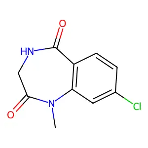 8-Chloro-1-methyl-3,4-dihydro-1H-1,4-benzodiazepine-2,5-dione structure