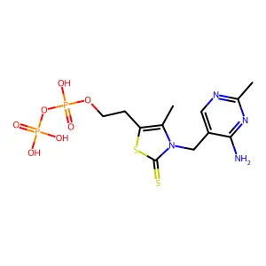 Thiamine thiothiazolone pyrophosphate structure