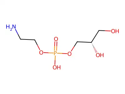 sn-Glycero-3-phosphoethanolamine structure
