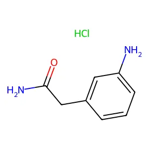 Acetamide, N-(3-aminophenyl)-, hydrochloride (1:1) structure