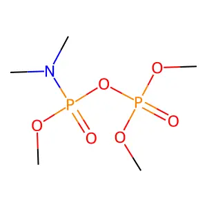 Amidodiphosphoric acid, dimethyl-, trimethyl ester structure