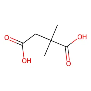 2,2-Dimethylsuccinic acid structure