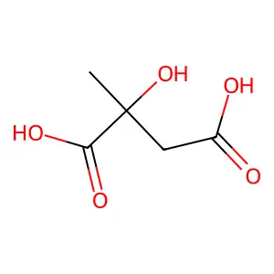 (±)-柠檬苹果酸 structure