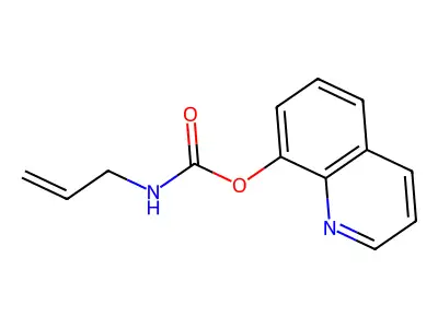 8-Quinolyl N-allylcarbamate structure