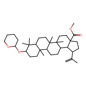 Thp ether OF methyl betulinate structure