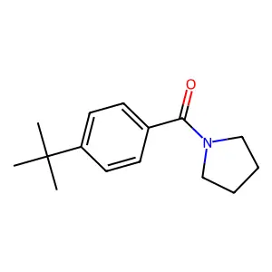 (4-Tert-butylphenyl)(pyrrolidin-1-yl)methanone structure