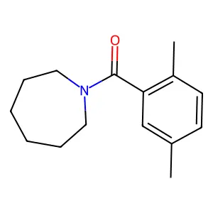 Azepan-1-yl(2,5-dimethylphenyl)methanone structure