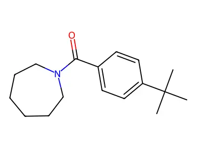 Azepan-1-yl(4-tert-butylphenyl)methanone structure