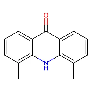 4,5-dimethyl-10H-acridin-9-one structure