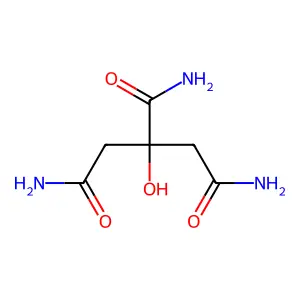 2-羟基-1,2,3-丙三甲酰胺 structure