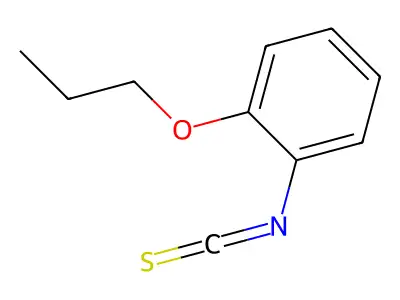 1-Isothiocyanato-2-propoxybenzene structure
