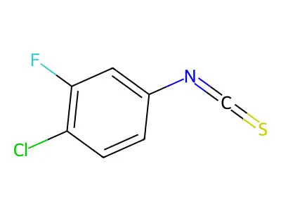 1-Chloro-2-fluoro-4-isothiocyanatobenzene structure