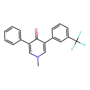 氟啶酮 structure