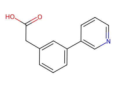 3-(3'-Pyridyl)phenylacetic acid structure