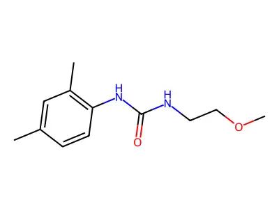 1-(2-Methoxyethyl)-3-(2,4-xylyl)urea structure