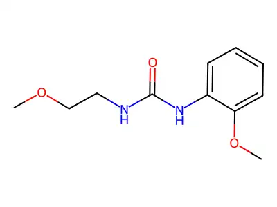 1-(2-Methoxyethyl)-3-(2-methoxyphenyl)urea structure