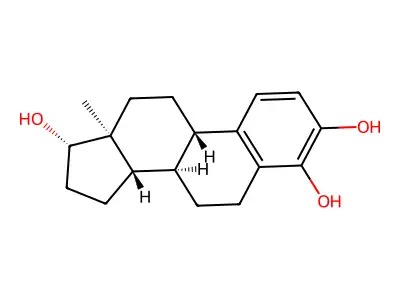 4-羟基雌二醇 structure