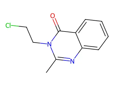 3-(2-chloroethyl)-2-methylquinazolin-4(3H)-one structure