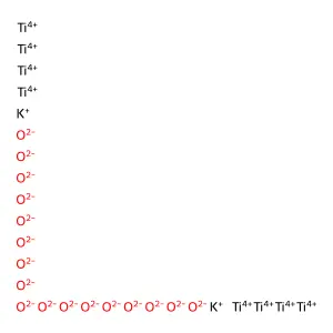 Potassium octatitanate structure