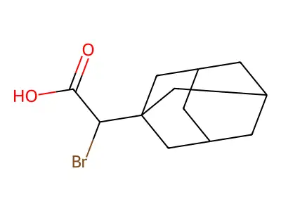 2-(Adamantan-1-yl)-2-bromoacetic acid structure
