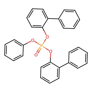 双(2-联苯基)苯基磷酸酯 structure