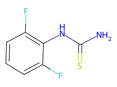 (2,6-Difluorophenyl)thiourea structure