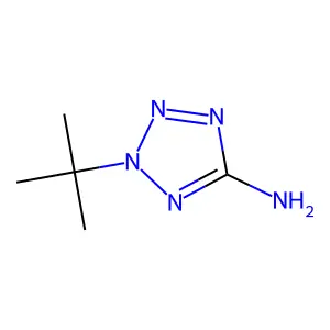 5-amino-2-tert-butyl-2H-tetrazole structure