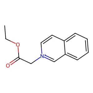 2-(2-Ethoxy-2-oxoethyl)isoquinolinium structure