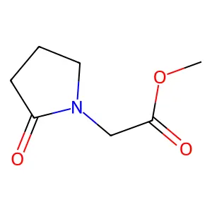Methyl 2-oxo-1-pyrrolidineacetate structure