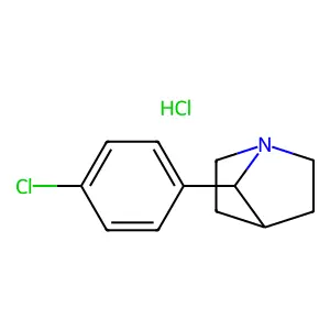 7-(4-Chlorophenyl)-1-azabicyclo[2.2.1]heptane;hydrochloride structure