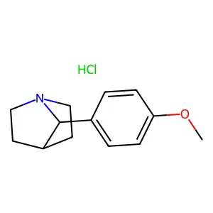 7-(4-Methoxyphenyl)-1-azabicyclo[2.2.1]heptane hydrochloride structure