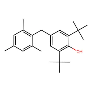 Phenol, 2,6-bis(1,1-dimethylethyl)-4-[(2,4,6-trimethylphenyl)methyl]- structure