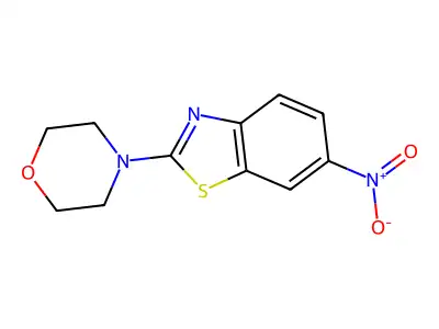 4-(6-Nitrobenzo[d]thiazol-2-yl)morpholine structure