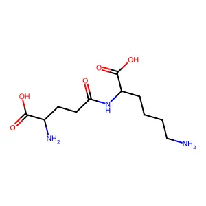 gamma-Glutamyl-lysine structure